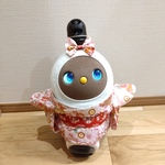 ラボット服 / 女の子用お着物👘四季柄・ピンク🩷