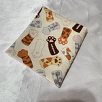 サニタリーケース　にゃんこのおてて　ホワイト系