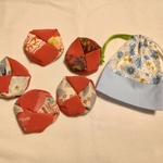 おばあちゃんが作る正絹お手玉 お片付袋付き 43