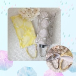 雨の日も気分が上がる🎵紫陽花の傘ケース　折りたたみ傘カバー　梅雨対策　撥水加工　ペットボトルケース