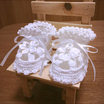 オーダーメイド☆綿100%手編みのベビーシューズ