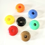 6pcs アクリルビーズ Bigドーナツ ランダム