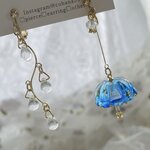 傘to雨粒　イヤリング　ピアス