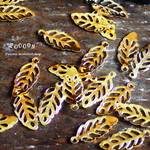 gold mini leafs すかし 100個 