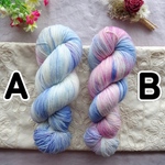 【5月新作】 手染め毛糸　　紫陽花(B)　100g