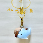 お魚さん持ちカモノハシくんストラップ