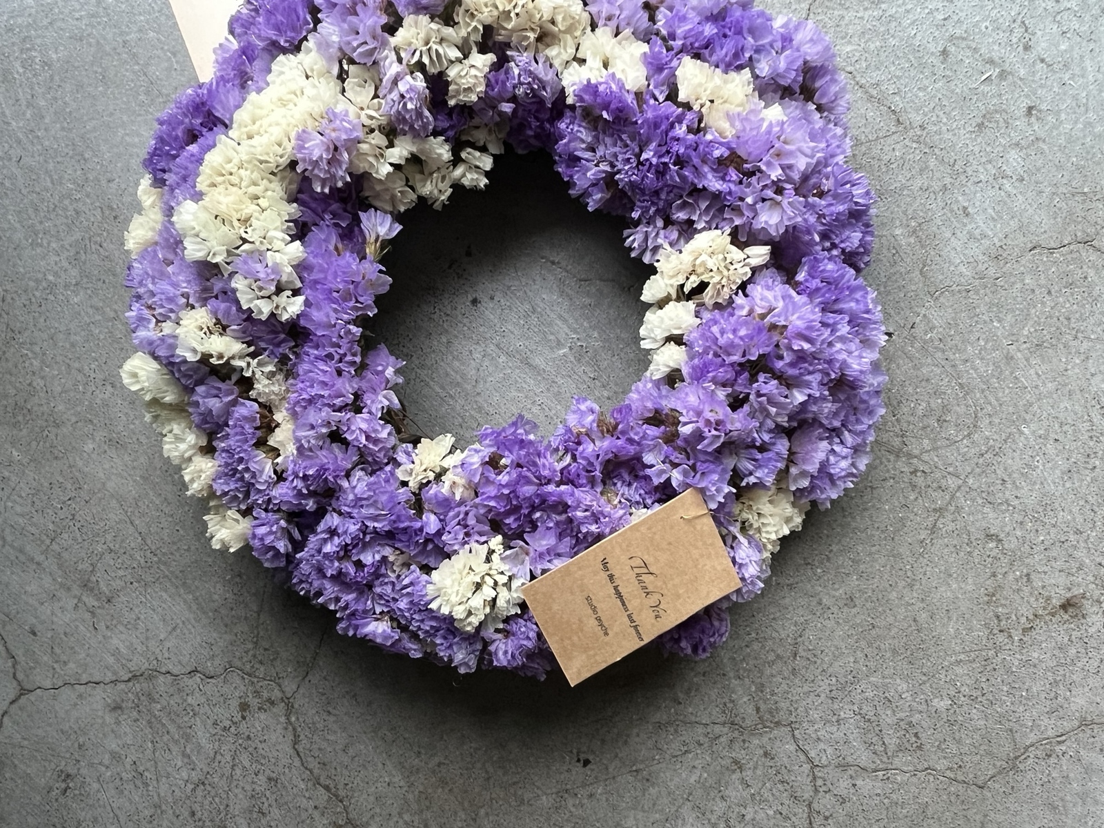 ハーフリース♡ドライフラワーリース ドライフラワーリース - ドライフラワーの人気通販 | minne