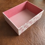 手製箱　小物入れ　ピンク系