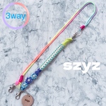 #2 ♪3way♪調節できるスマホショルダー ハンドストラップ パラコード