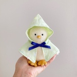 ふわふわとりのぬいぐるみ　シロ