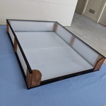 ≪tileten様ご注文分≫●ワンコseriesトイレ【キングｻｲｽﾞORDERクイーンspec入口高45mm】男前.900×1200×200mm.タブ無.犬．簡単組立式●