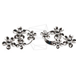 ERG-3043-R【2個入り】マルチラウンドフラワーピアス,Multi Round flow Post Earring