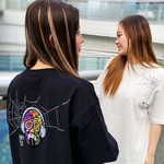 刺繍☆半袖Tシャツ／SPOOKY VIBES