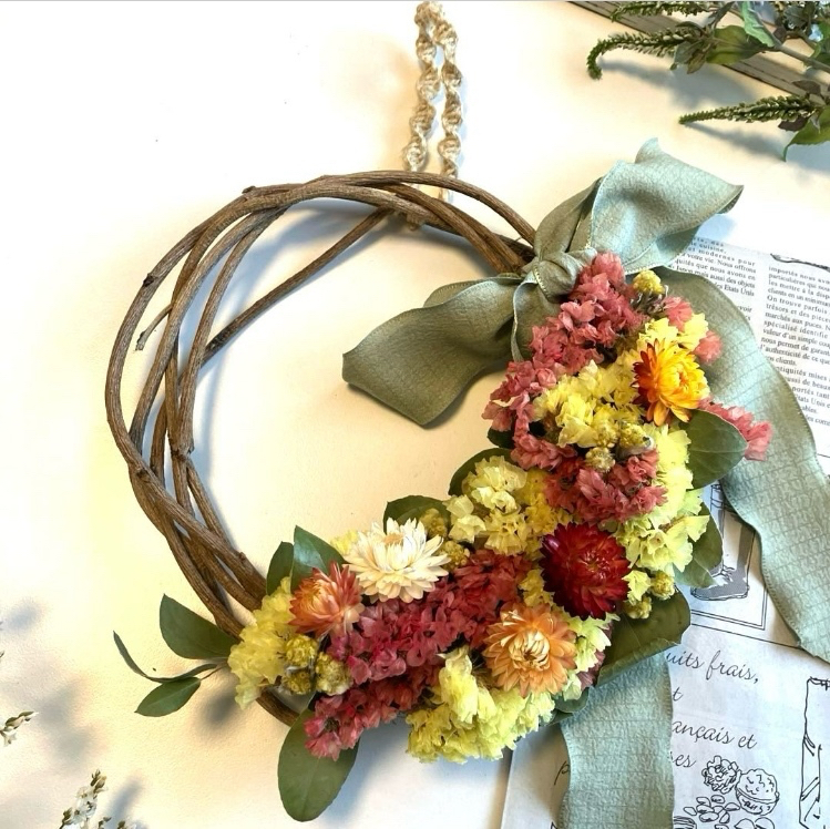 ハンドメイド ドライフラワー リース 3点セット ハンドメイド ドライフラワー リース 3点セット 15.jpg