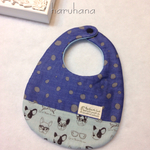 【訳あり】ふんわりダブルガーゼスタイ☆フレンチブルドット