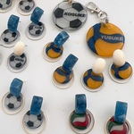 Jan25＊スポーツボール　ピアス　サッカー　バスケット　バレーボール　野球　サージカルステンレスピアス　イヤリング　金属アレルギー　推し活