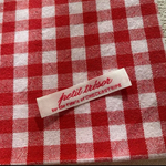 サイズオーダー▪️ランチクロス◆お弁当包み◆ランチョンマット◆  ギンガムチェック（大）赤