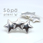 ［メディア掲載］ペット用  3スタークッション バレッタ【Silver】１個