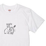 New!!【Don’t】猫柄　Tシャツ　黒　猫　にゃんたま　猫好き　メンズ　レディース　ワンポイント