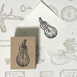 【SALE  ¥800→¥400】『かぼちゃ』☆野菜 / 食べ物 / 植物 / クリアスタンプ / 木の持ち手スタンプ / コラージュや手帳などに♪