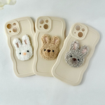 選べるうさぎのスマホグリップ＊スマホリング＊スタンド＊ウェーブケース＊iPhone