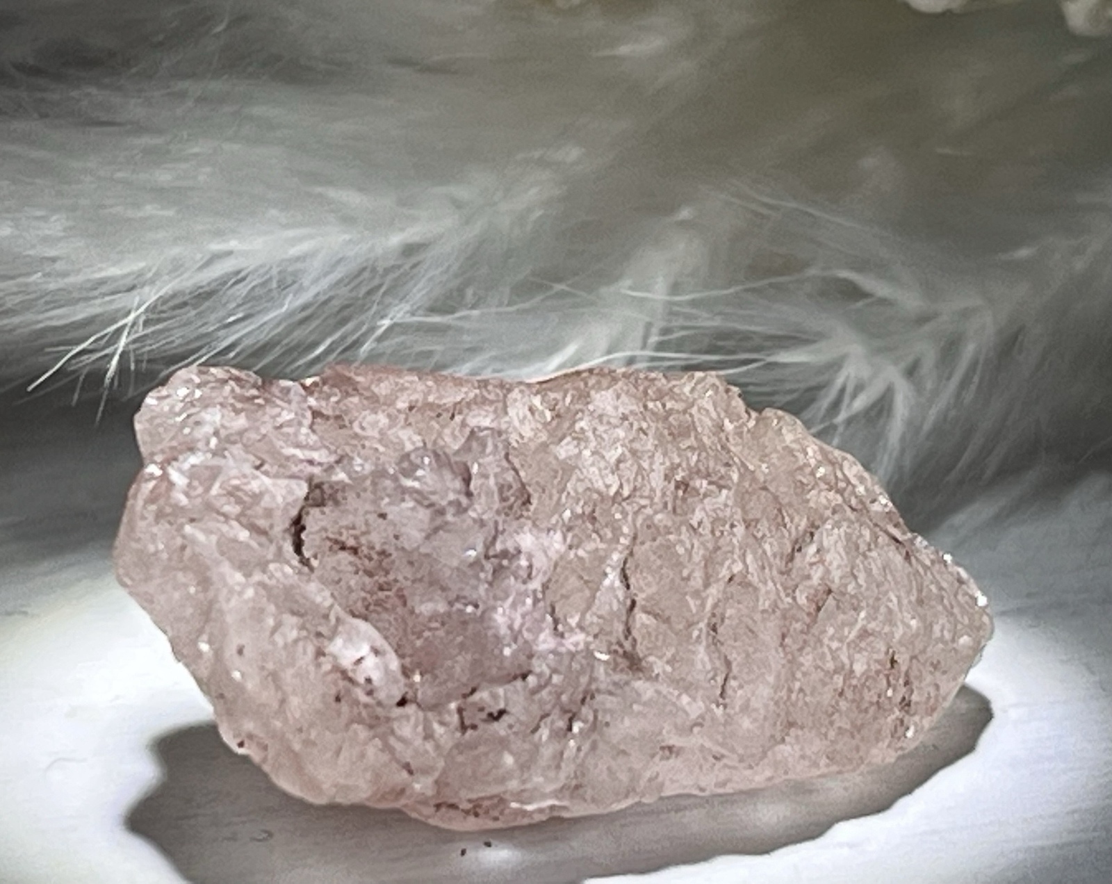 ヒマラヤ産 涅槃水晶 アイスクリスタル ピンク ニルヴァーナクォーツ