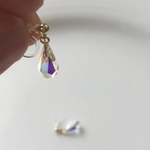 オーロラドロップ ノンホールピアス /ピアス