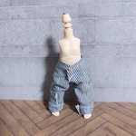 ヒッコリーダボパンツ　ぐれー