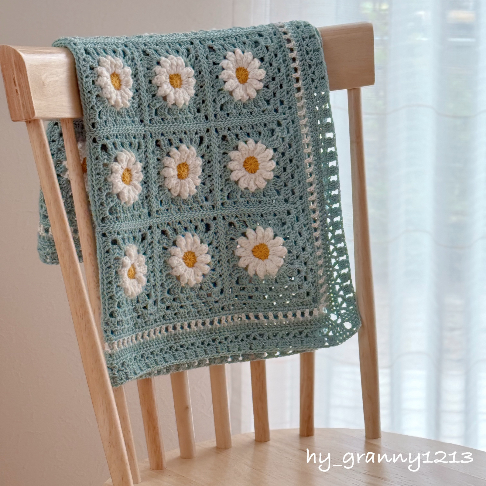 あったかブランケット🧶グラニーストライプブランケット