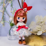 木の実とお花のワンピース＊【プチブライス　サイズ】