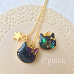 リボンの宇宙 にゃんこ*ネックレス