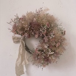 half smoke wreath ⚘ ドライフラワー ハーフリース スモークツリー