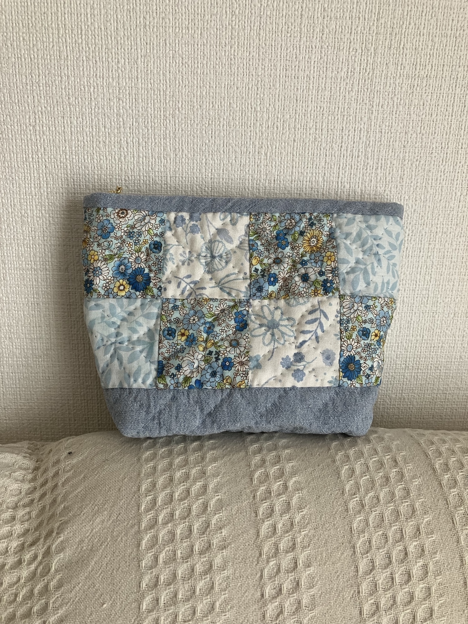 ポーチ パッチワーク ハンドメイド - キルトハウス ピン