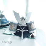 クレイクラフト兜　シルバー×濃紺A