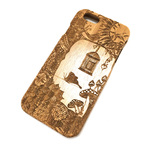 iphone 5/5s/SE 6/6s 6plus/6splus 7 7plus ケース 木製 ウッド 鳥かご
