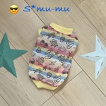 犬服【メッシュ😎夏柄ボーダータンク】