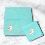 【名入れ対応】うちの子写真入りハンドタオル＊選べる印刷位置