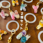 【人気♡】お花入り＊イニシャルアンブレラマーカー2個セット