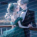 0584 オリジナルステッカー オリジナル人物ステッカー ステッカー シール りまりま  RimaRima
