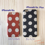 ★【受注生産】 ドット柄 iPhoneケース（カバータイプ）