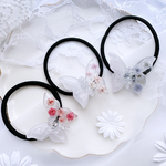 蝶のフラワーヘアアクセサリー