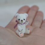 3.4cm ミニミニ クマちゃん (スノーホワイト)