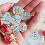 特集掲載【ピアス/イヤリング】水風船とりんご飴