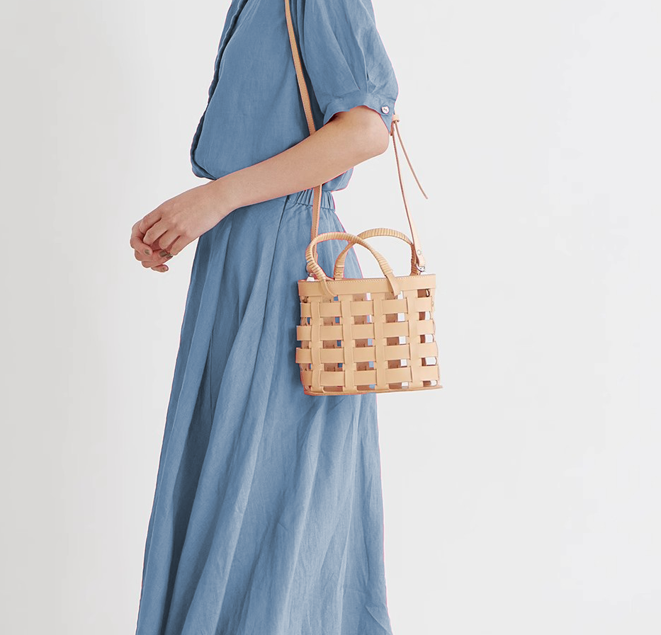 帆布×革の組み合わせ」手作りの2wayトートバッグショルダー
