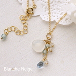 Ｋ様オーダー　レインボームーンストーンのネックレス＊ larme ＊