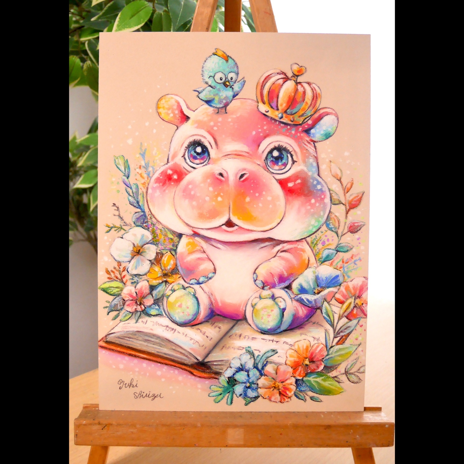小さな王女の物語/原画【オイルパステル画】 - MRS-CHALK'S GALLERY
