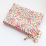 LIBERTY 　Felicite　2013　チェリーレッド　中布・仕切りポケット付きminiポーチ　◇◆コインケース・キーケースにも♪