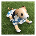 【aibo対応】AIBOちゃん用　basic爽やか丸和柄浴衣/貝の口帯
