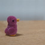 1.9cm ミニミニ ヒヨコちゃん (グレープ)