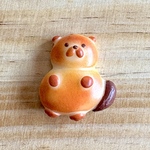 ぽってりビーバーパンブローチ